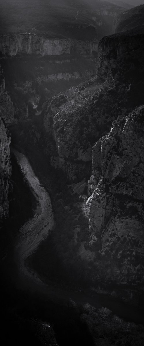 A Ray of Light on the Verdon by Christian  Schwarz