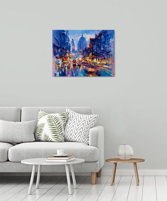 Abstract cityscape (London)