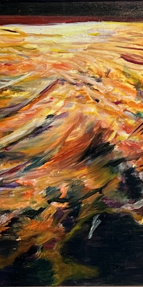 Red mountains by Isabelle Lucas