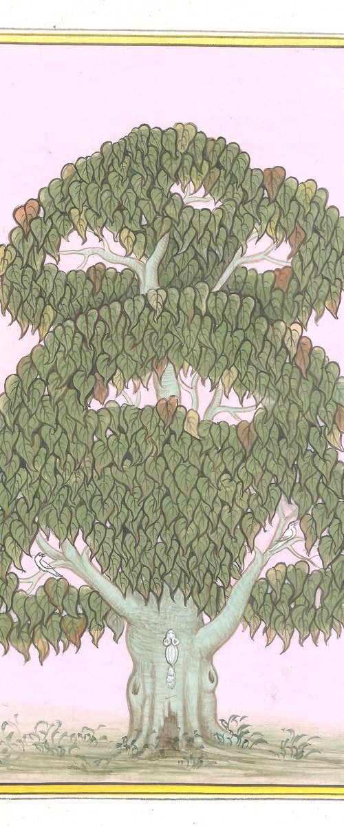Royal Peepal Tree | Bodhi Tree Painting by Mukesh Swami