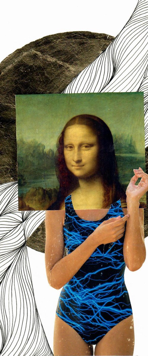 Full moon #2 Mona Lisa by Olga Sennikova