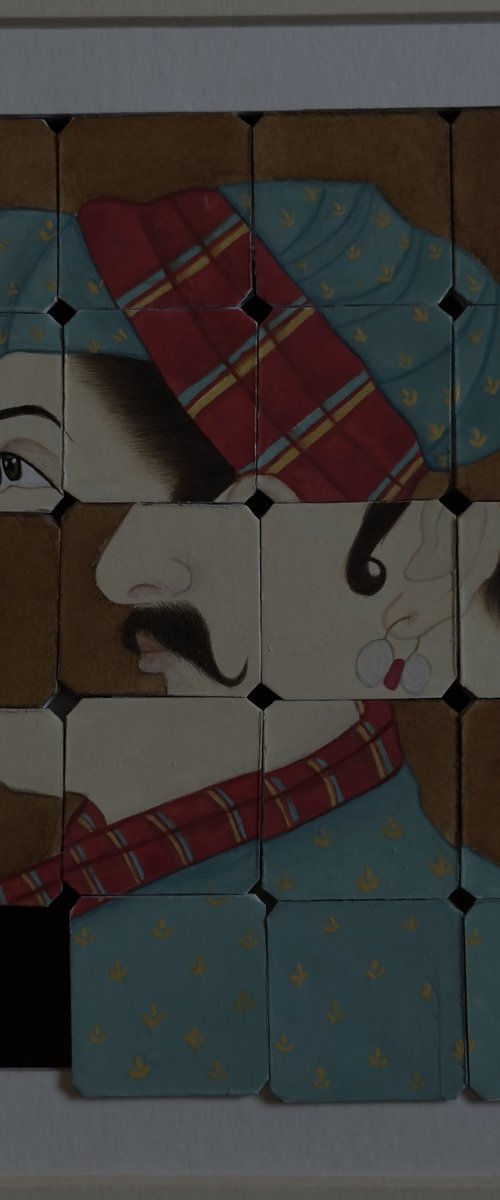 Mughal painting-2 by Amjad ali Talpur