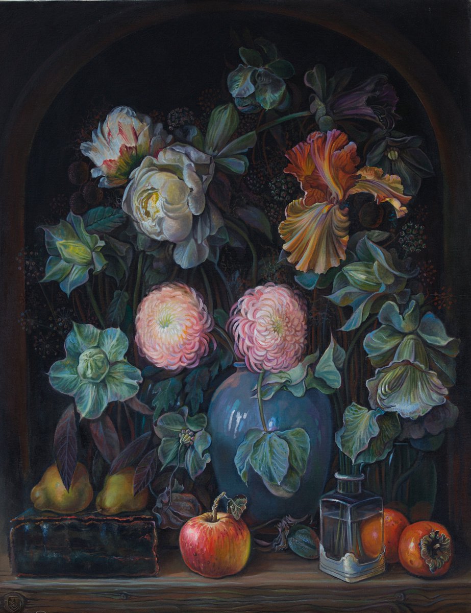 Flowers and fruits by Sergey Lesnikov