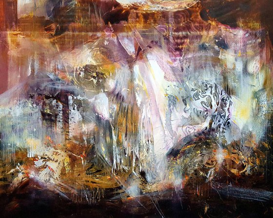 A WAY TO INFINITY 6 LARGE FANTASTIC FASCINATING MINDSCAPE ABSTRACT LANDSCAPE BY O KLOSKA