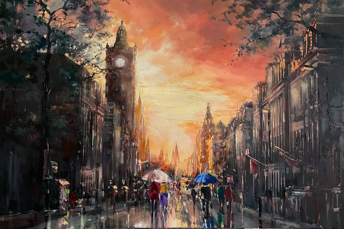 After Rain in Edinburgh by Ewa Czarniecka