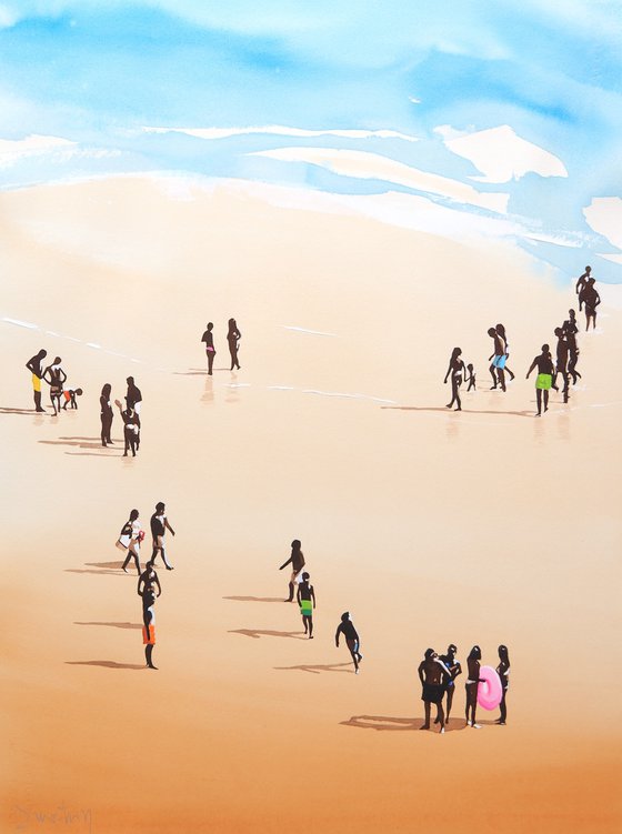 Quite afternoon at the shore