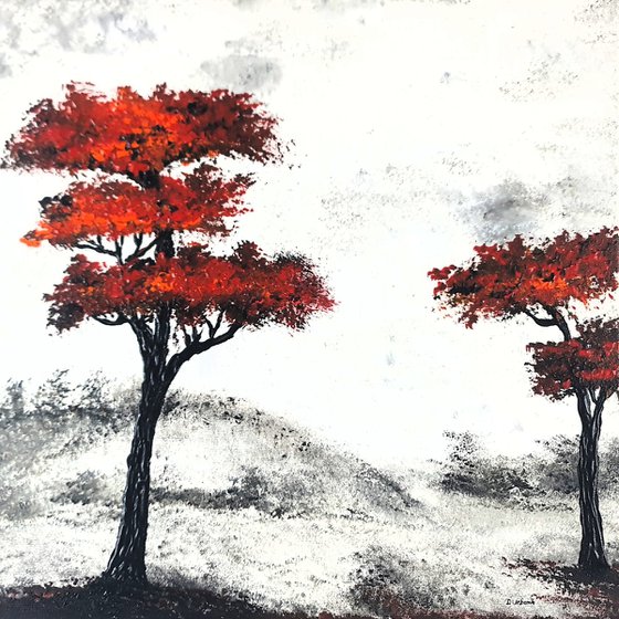 Gray landscape