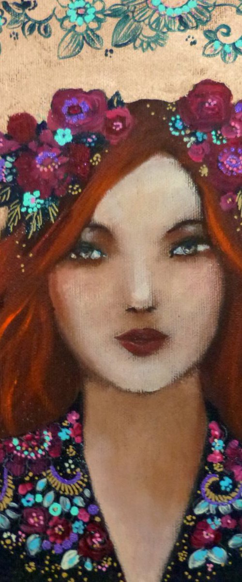 Anaïs en fleurs by Loetitia Pillault