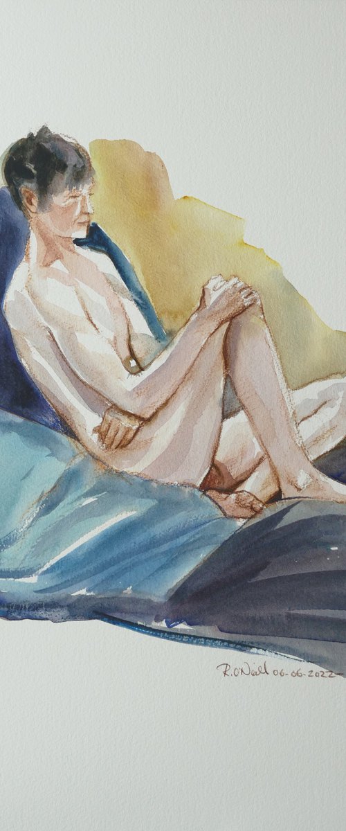 Reclining male nude by Rory O’Neill