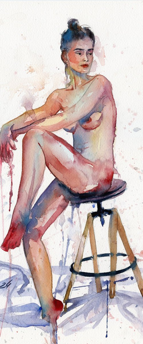 Female nude by Tetiana Koda