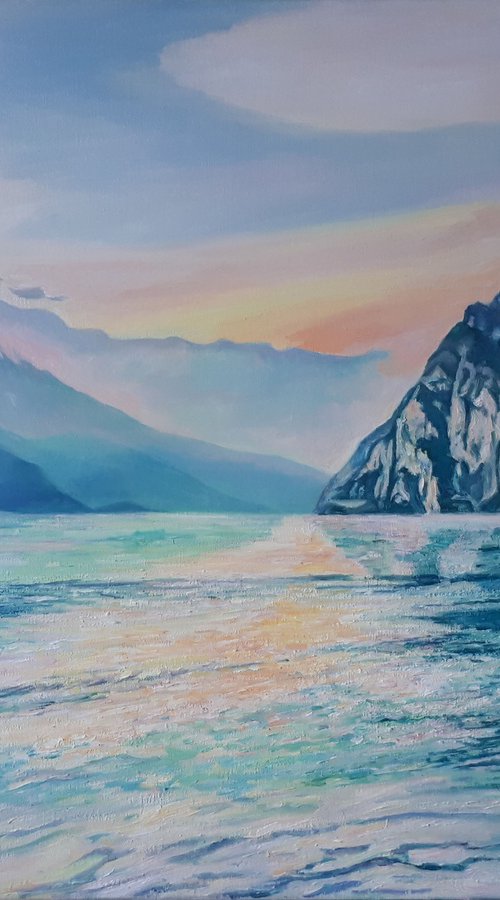 Lake Garda Sunset by Katarzyna Sikorska-Gawlas