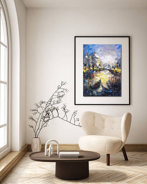 Golden Evening in Venice