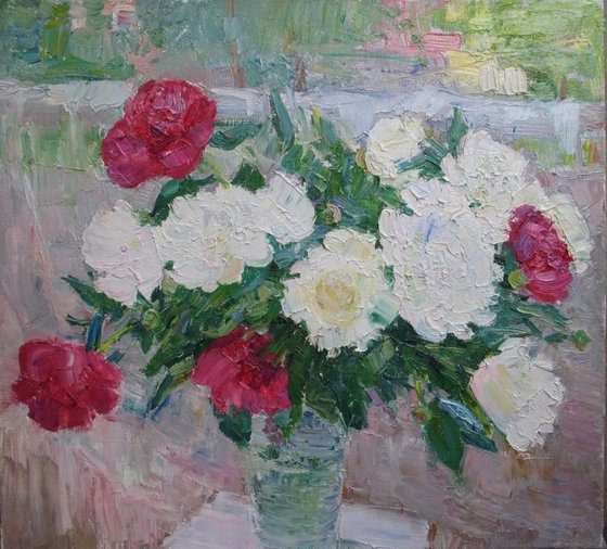 "Bouquet of peonies"