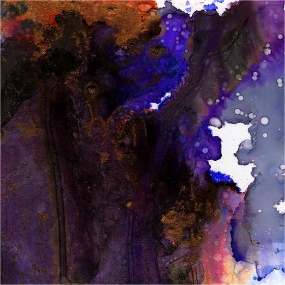 A Mystic Encounter 31 - Zen Abstract Painting by Kathy Morton Stanion