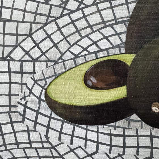 Avocado and birds