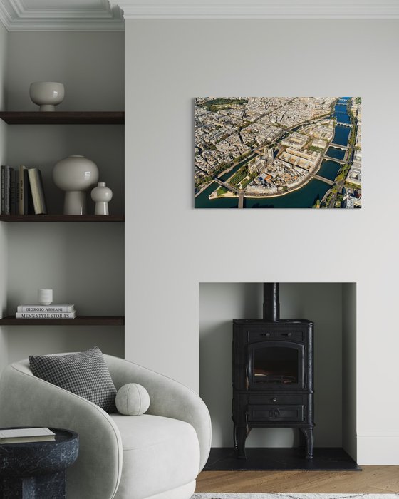 Île de la Cité, Paris, with the Norte-Dame