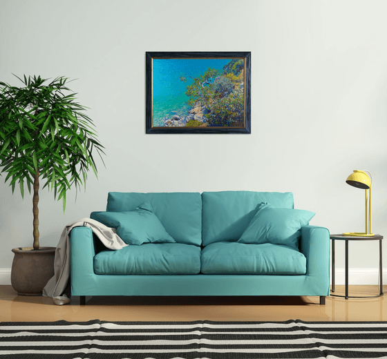 Pine in the Blue Lagoon