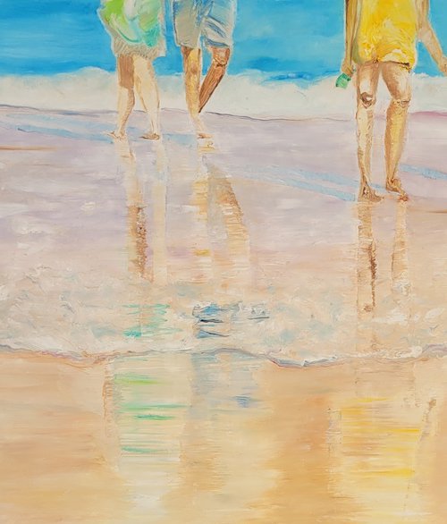 On the beach by Kathrin Flöge