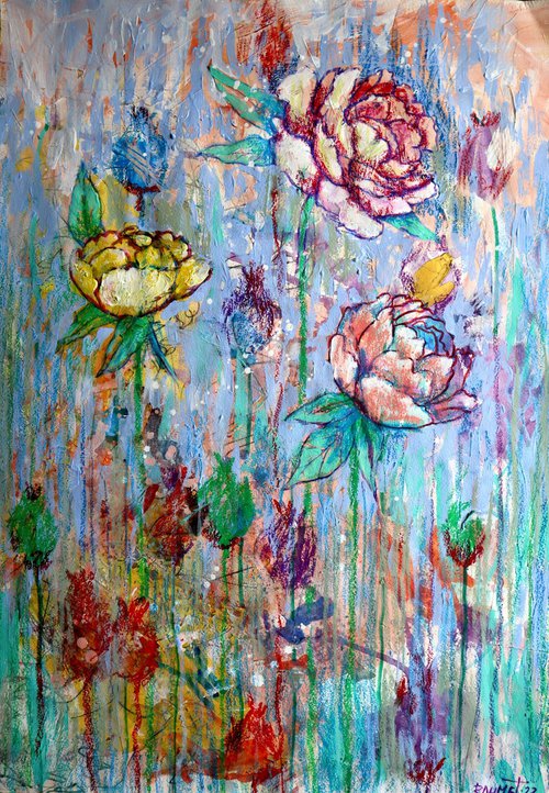 Fantasy with Flowers 143 by Rakhmet Redzhepov