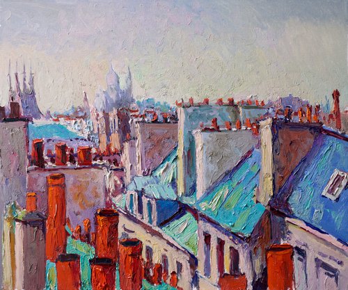 Roofs. Paris by Suren Nersisyan