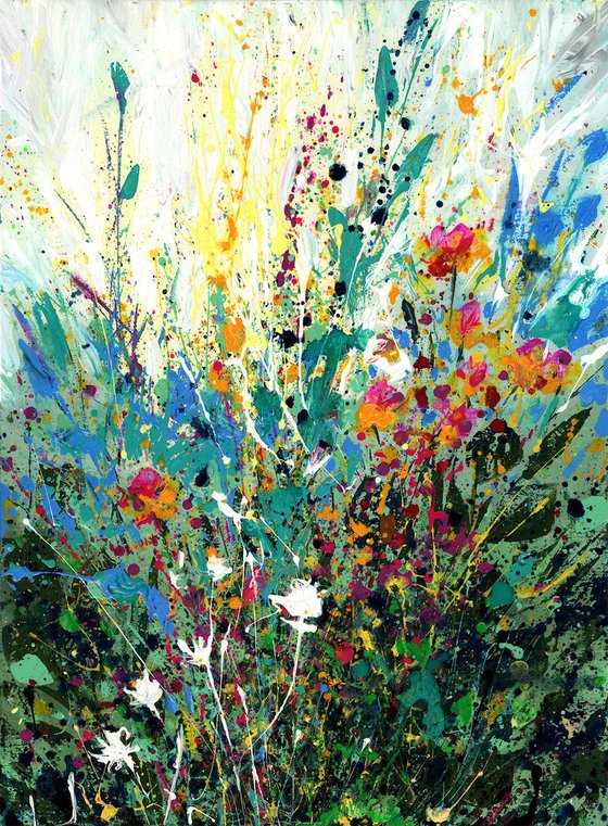 Floral Dream 3 - Floral art by Kathy Morton Stanion