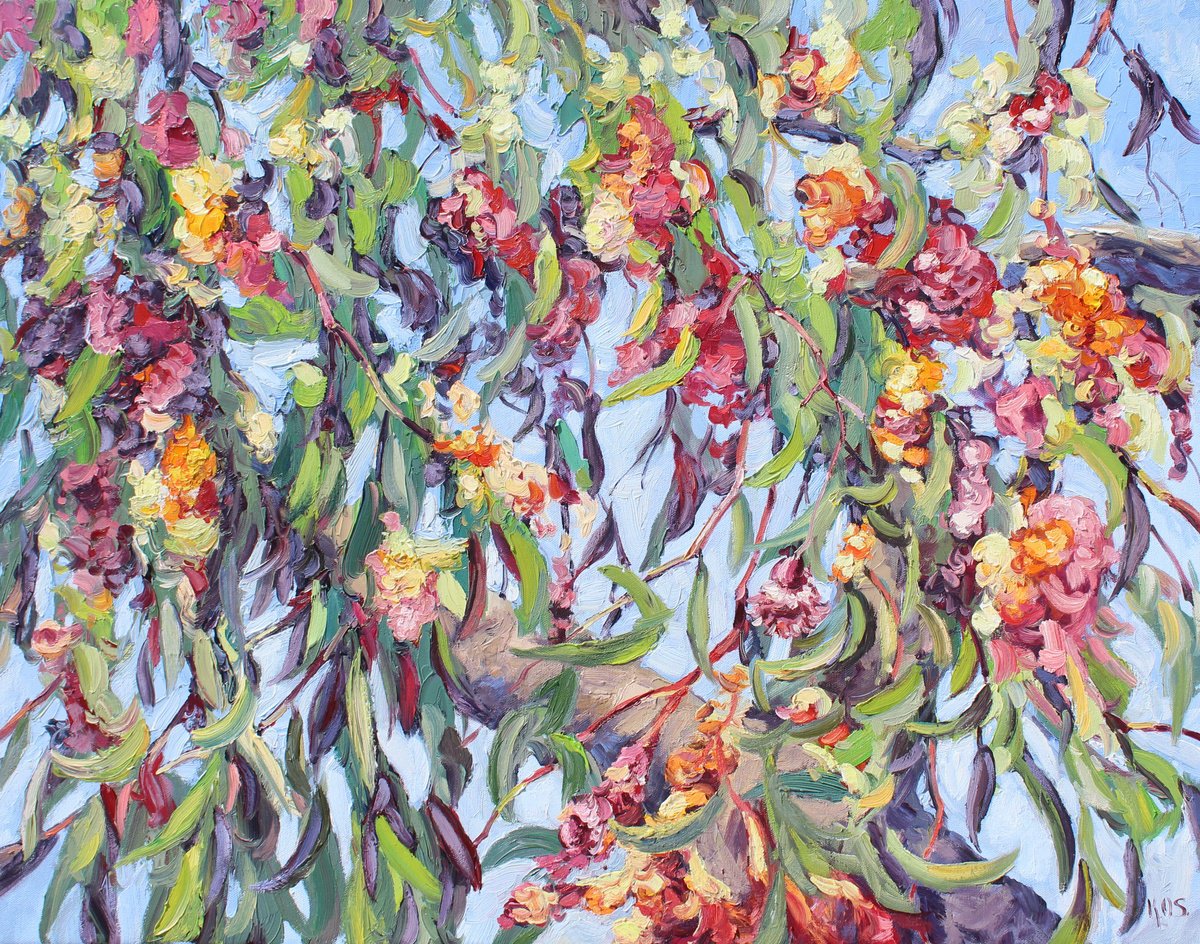 Gum Tree Blossoms by Kristen Olson Stone