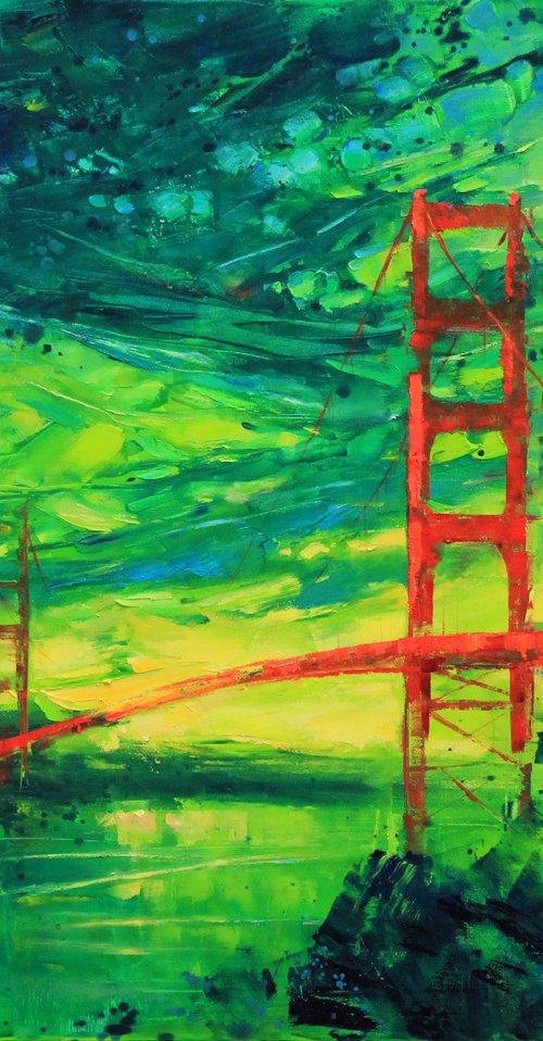 World in green. San Francisco by Alisa Onipchenko-Cherniakovska