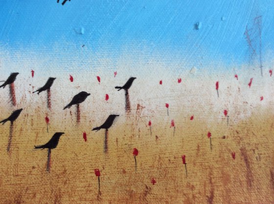 “Army Of Feathers” Miniature Size 15x15x4cm