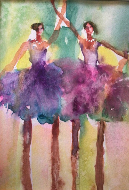 LITTLE DANCING GIRLS by Roma Mountjoy