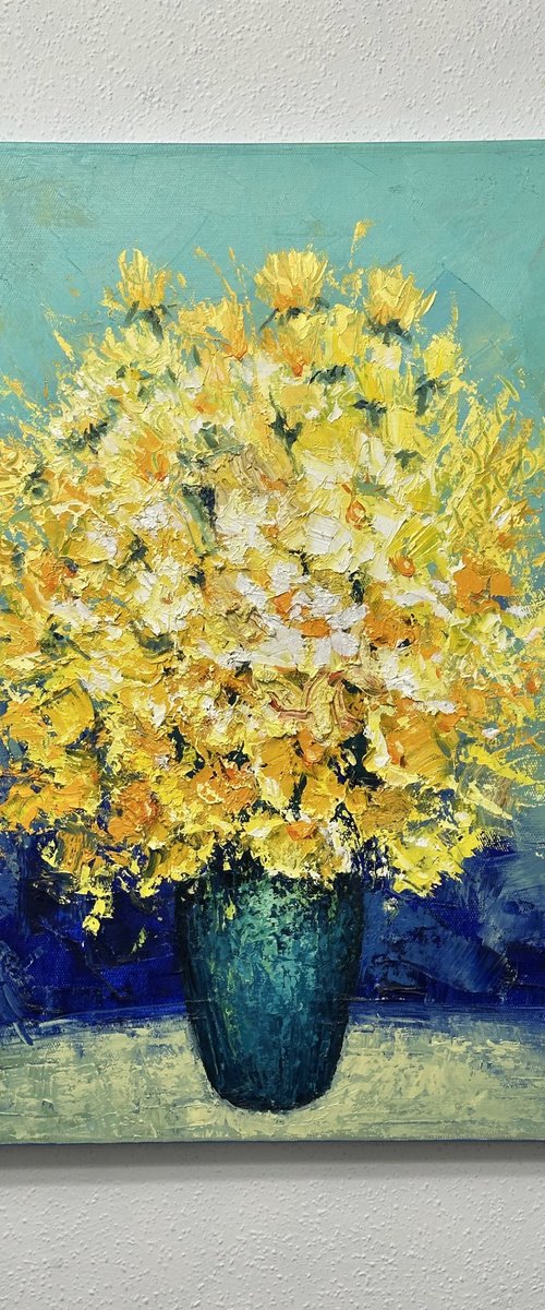 Sunlit Bouquet 40x50cm by Tigran Mamikonyan