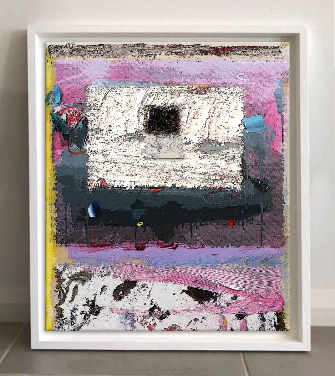 Abstract Giclee Print By Mir-Jan, 20 X 24", Abstract 201, Original Artwork