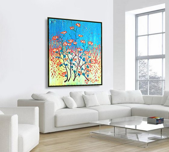 DESERT  FLOWERS,  XL,  framed