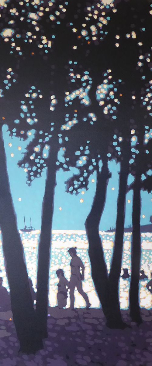 Mediterranean sparkles by Gordon Hunt