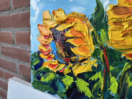 Sunflowers landscape