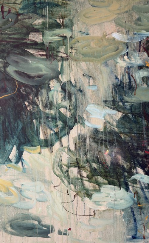 Summer pond. Reflections by Lilia Orlova-Holmes