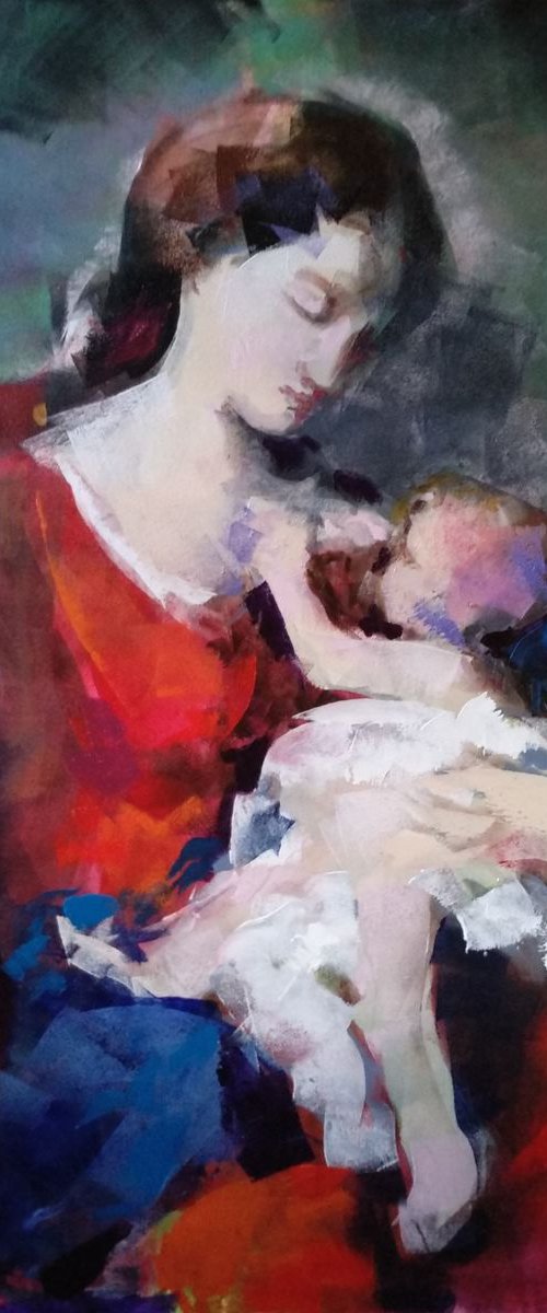 Spanish madonna 2 by Marina Del Pozo