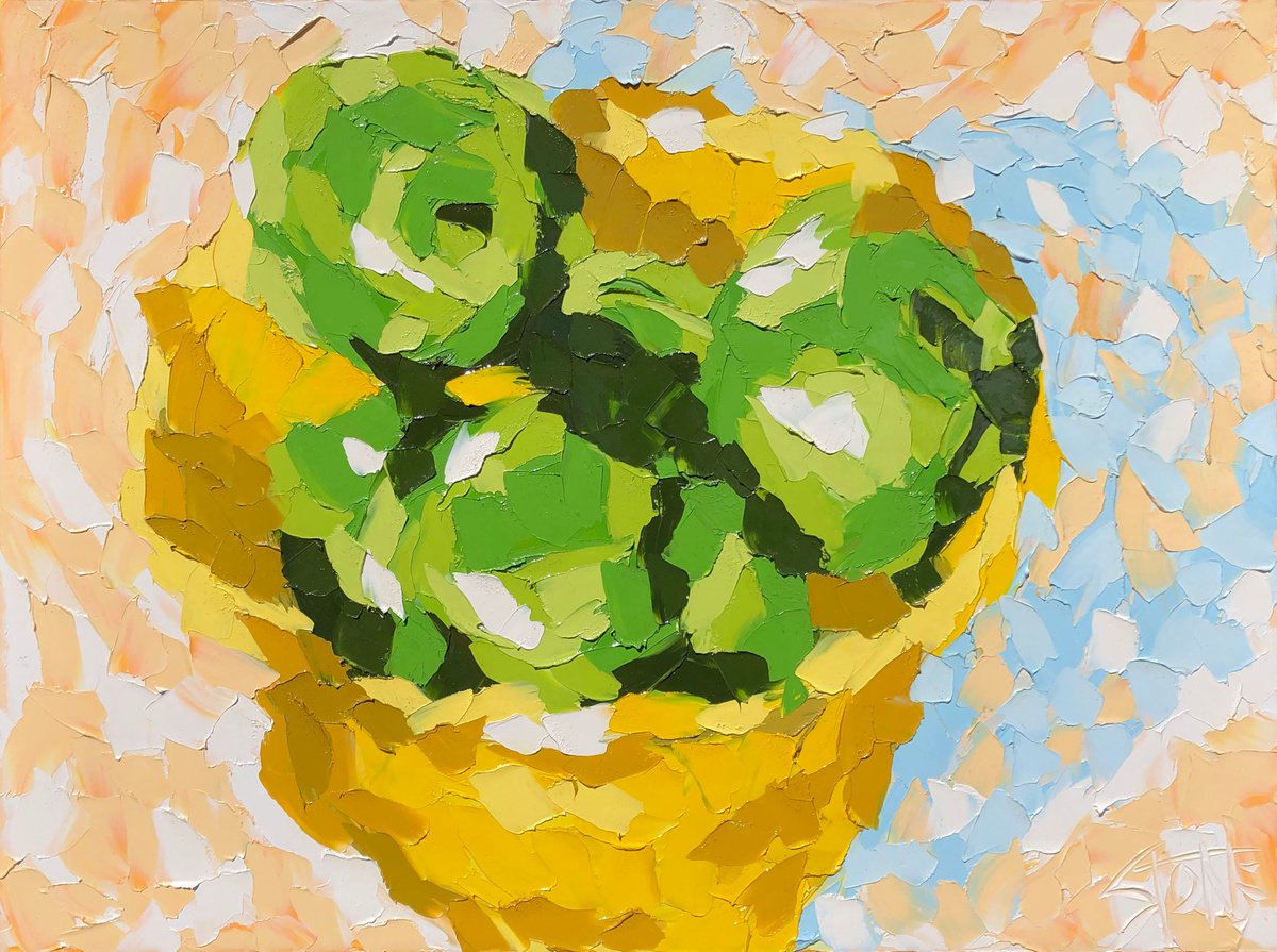 Yellow Bowl By Bill Stone, 48 X 36, Artwork For Sale On Artfinder