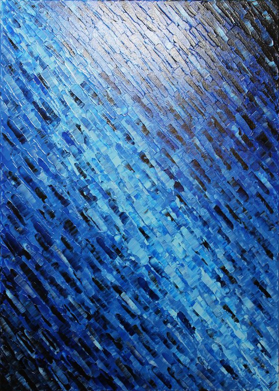 Bluish knife texture