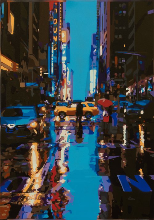 New York City Rain #2 by Marco Barberio