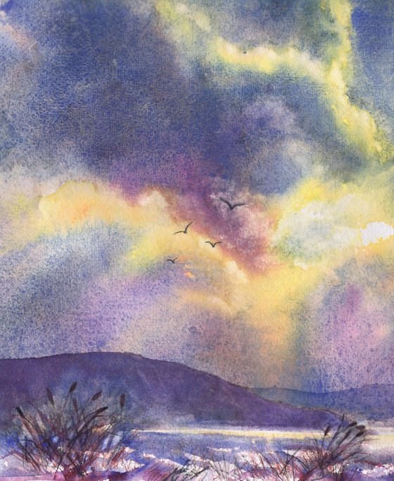 Wild Sky over the Tarn