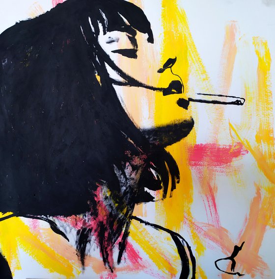 Girl with cigarette #3