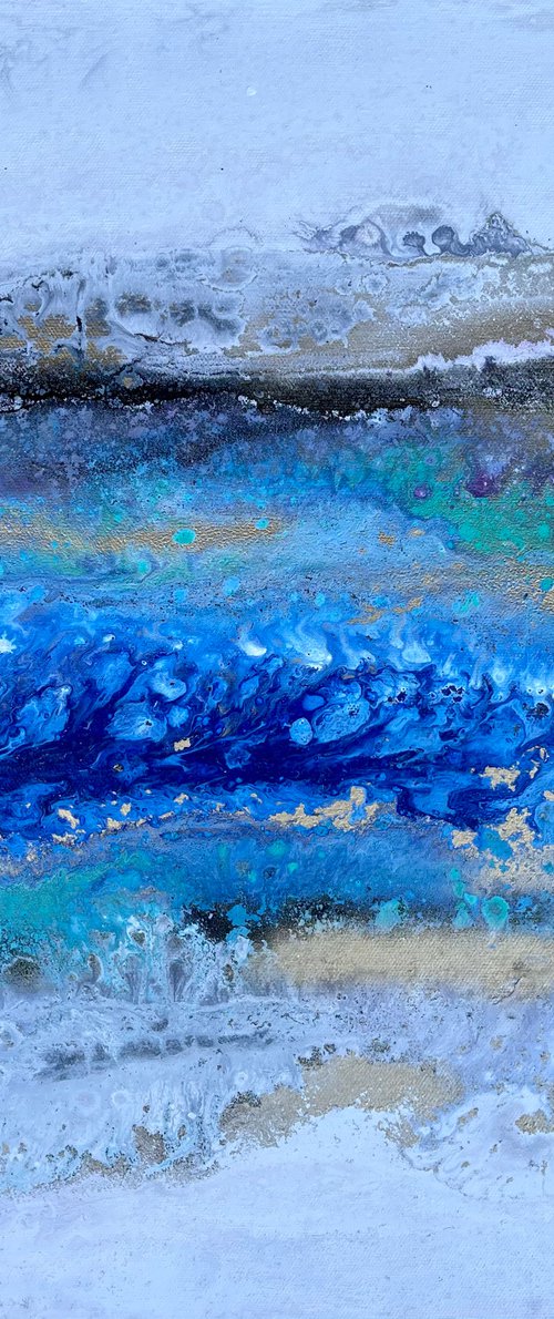 Beach view II by Jessica M Chaix
