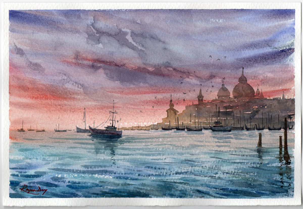 Venice_Time to go home by RAJAN DEY