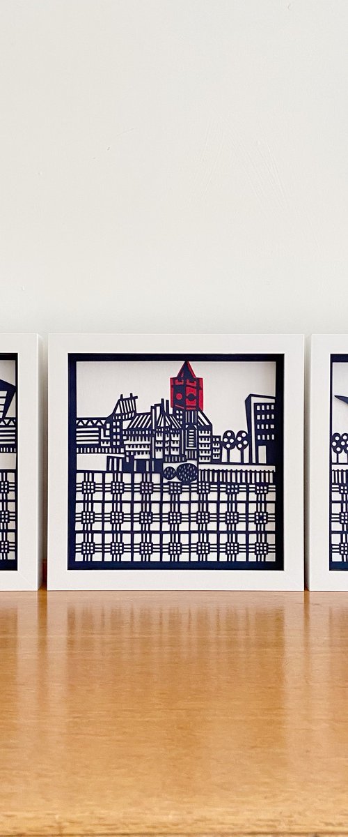 City Triptych by Caroline  Rees