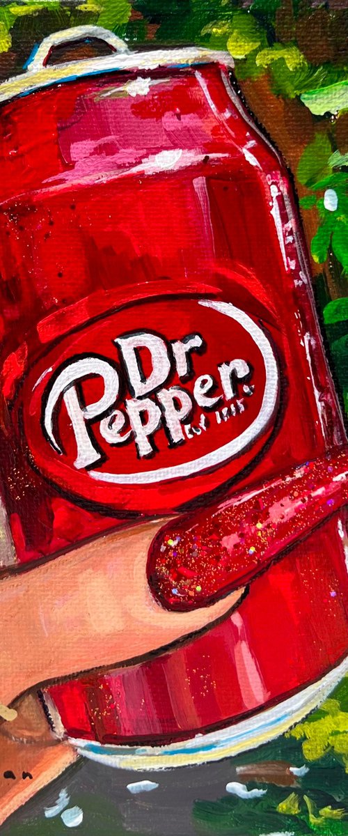 Dr Pepper and Red Nails by Victoria Sukhasyan