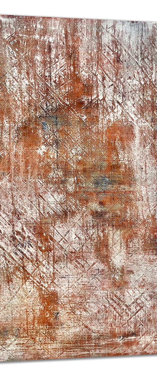 Warm Vintage Textiles (36x36in) by Robert  Tillberg