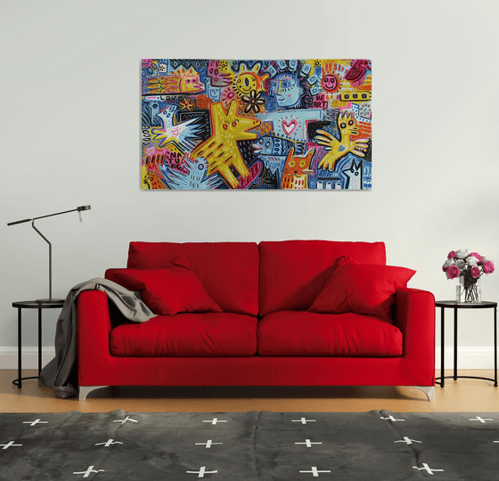 OPEN YOUR HEART 85x150cm