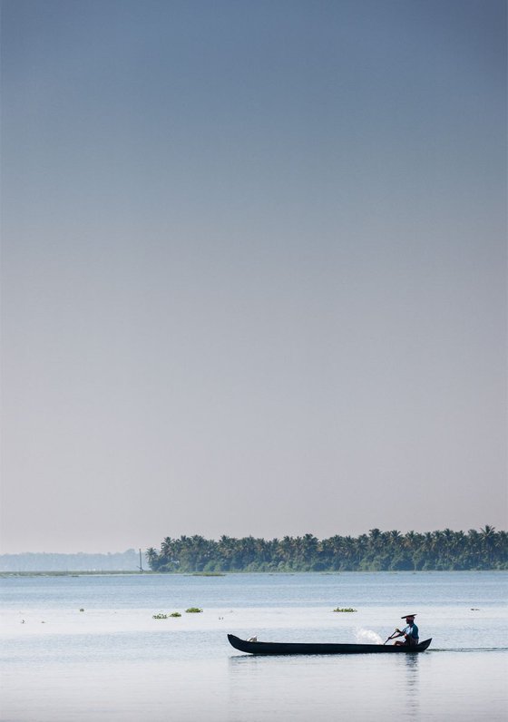 Fisherman, Kerala Backwaters