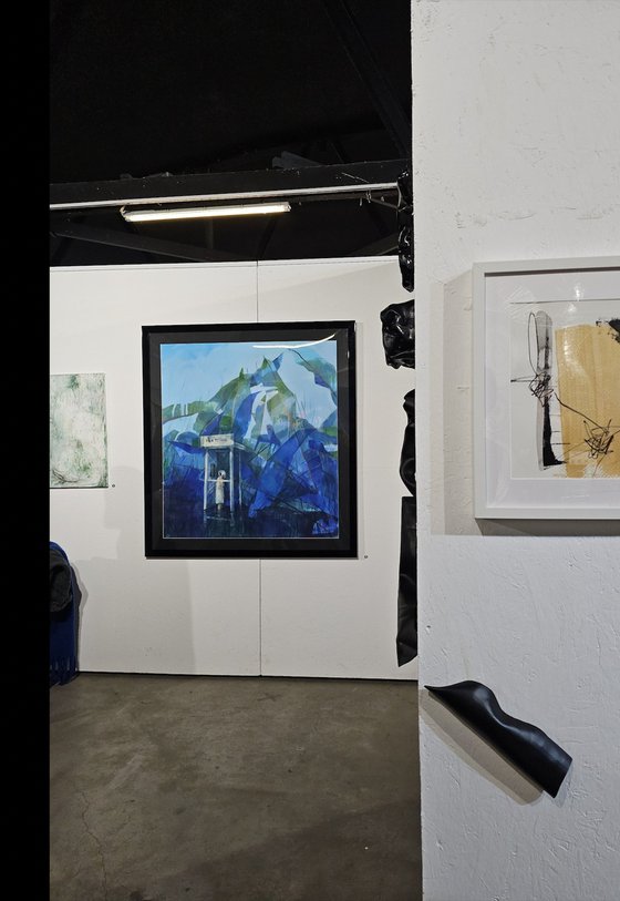 Talk to God, Spiritual Art, Acrylic 110x120cm