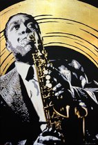 Original Acrylic Painting - Charlie Parker by Alex Nizovsky